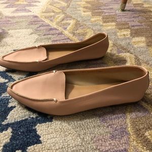 Beige j crew flats size 8